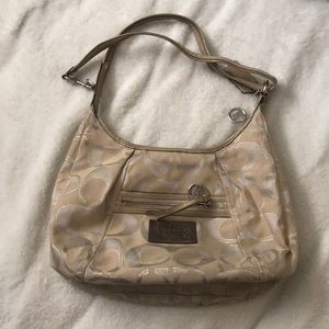 Tan Authentic Coach Tote